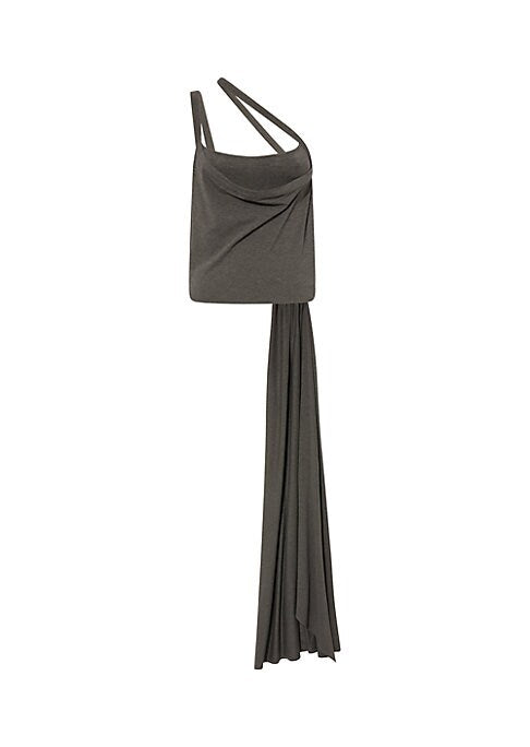 Draped Back Tank Top