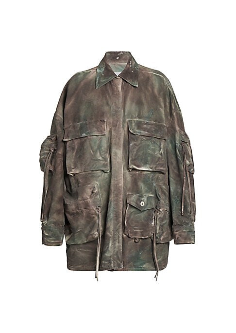 Chic Cargo Denim Jacket