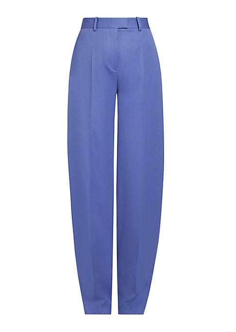 Sleek Pleat Wool Pants