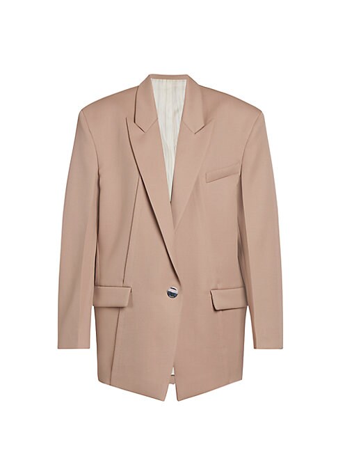 Chic Wool Tailored Blazer