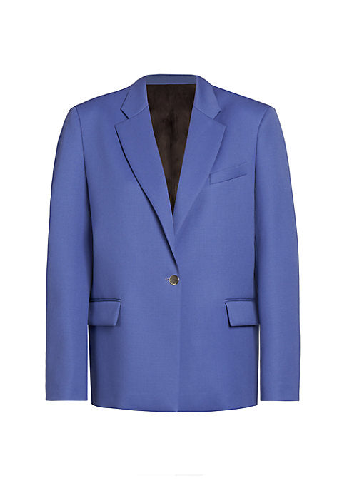 Chic Oversized Wool Blazer