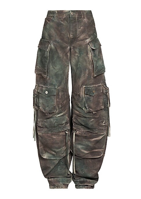 Camo Utility Denim Trousers