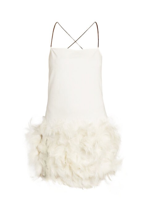 Feather Charm Mini Dress