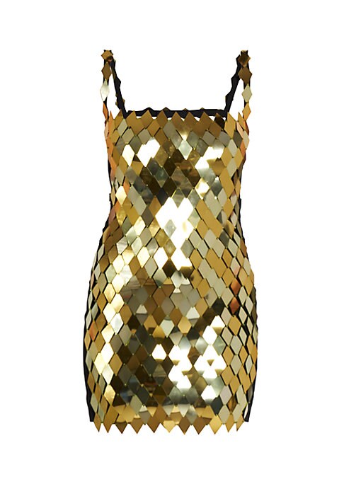 Metallic Minidress Delight