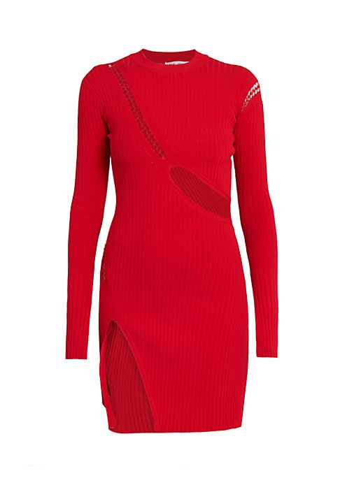 Lace-Trim Bodycon Dress