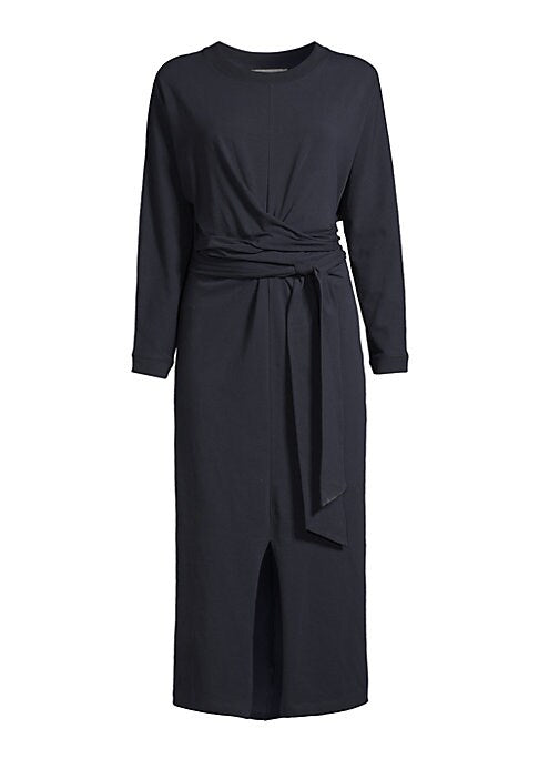 Chic Tie-Waist Midi Dress
