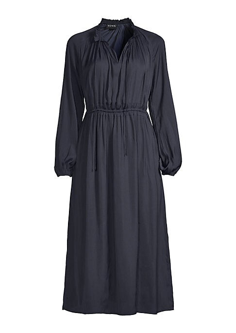 Breezy V-Neck Midi Dress