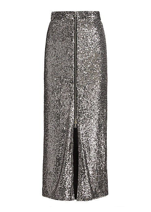 Glimmering Sequin Maxi Skirt