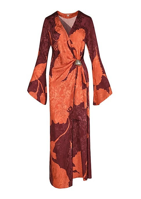Hibiscus Dream Wrap Dress
