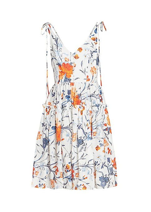 Floral Tiered Mini Dress