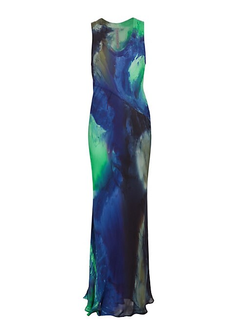 Silk Elegance Maxi Dress