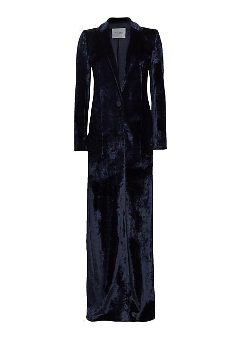 Velvet Luxe Long Coat