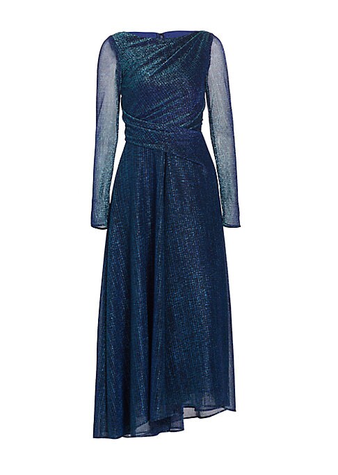 Shimmering Asymmetric Cocktail Dress