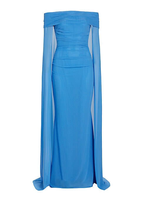 Elegant Cape Gown
