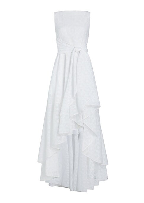 Floral Ruffle Cocktail Dress