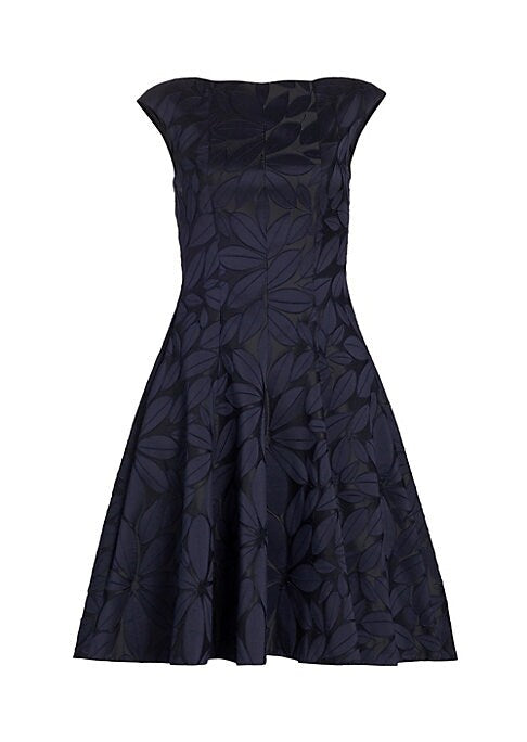 Floral A-Line Cocktail Dress