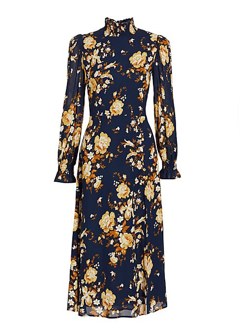 Floral Elegance Midi Dress