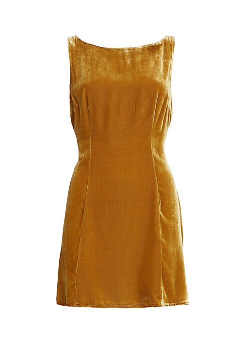 Velvet Charm Mini Dress