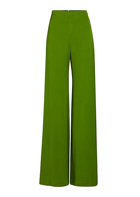 Luxe Satin Flare Trousers