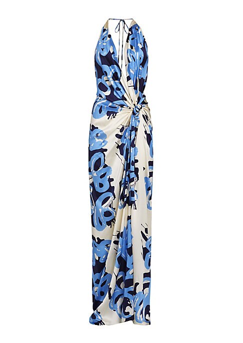 Chic Abstract Maxi Dress