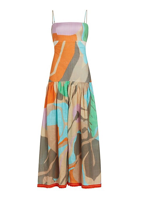 Linen Cut-Out Chic Dress