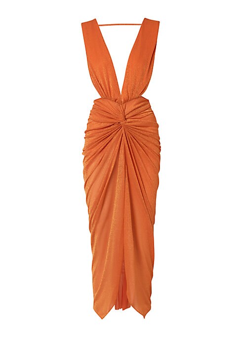 Elegant Ruched Maxi Dress