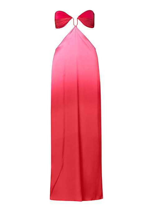 Gradient Cut-Out Dress