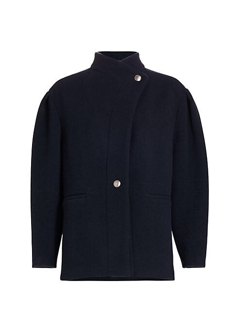 Asymmetric Wool Jacket