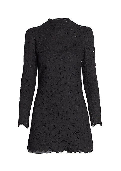 Embroidered Luxe Minidress