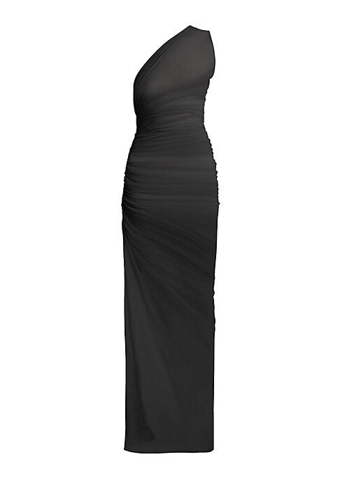 Ruching Elegance Maxi Dress