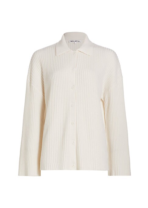 Cozy Ribbed Cashmere Cardigan