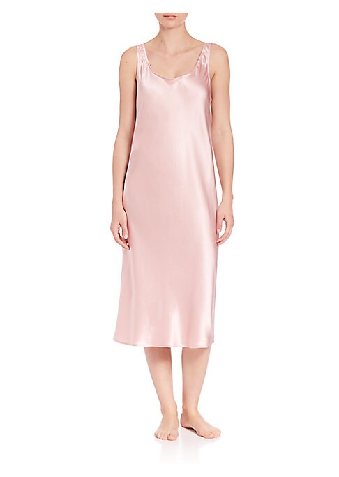 Sleek Silk Slip Dress