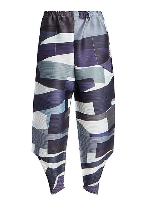 Tapered Pleated Ankle Pants
