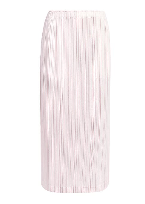 Chic Pleated Midi Skirt