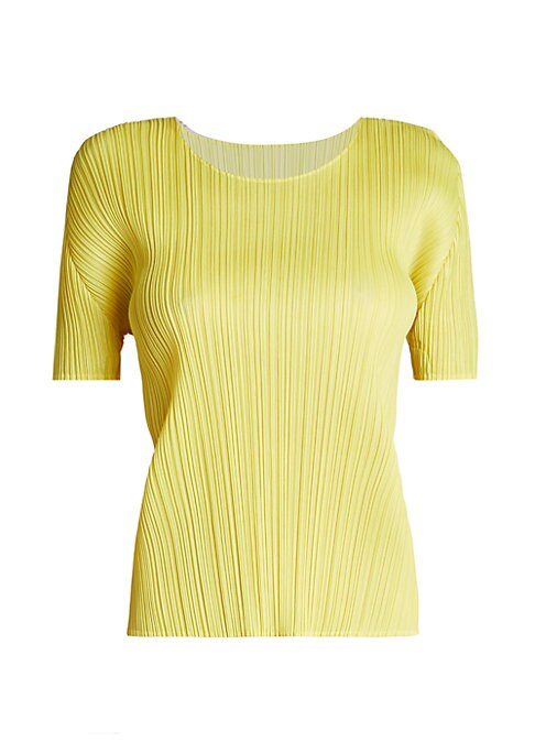 Plissé Drape Tee