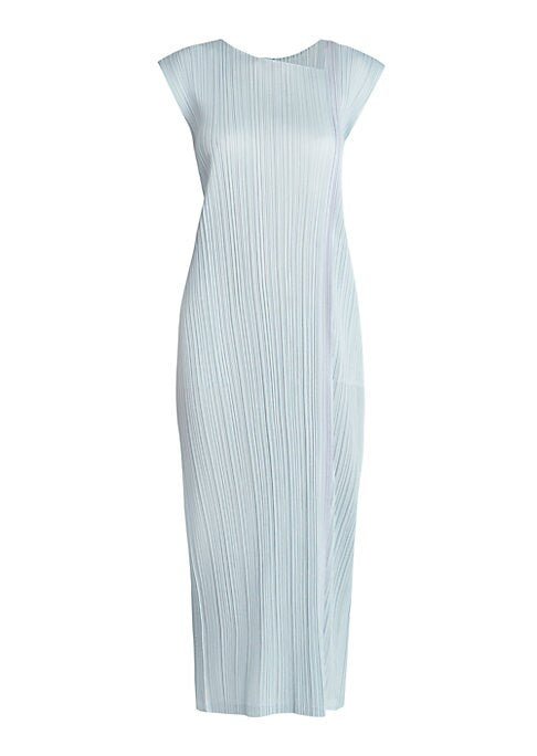 Fluid Pleat Shift Dress
