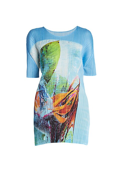 Vibrant Pleat Tunic