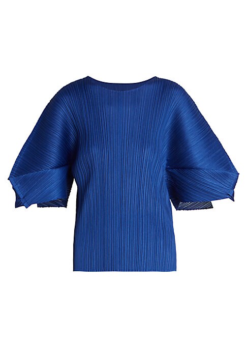 Chic Pleat Sleeve Top