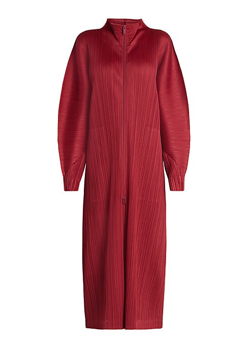 Sleek Balloon Sleeve Coat