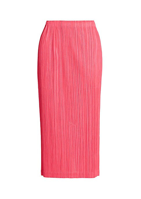 Elegant Pleated Midi Skirt