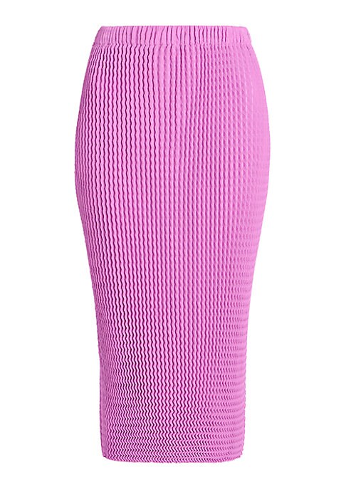 Pleated Elegance Midi Skirt