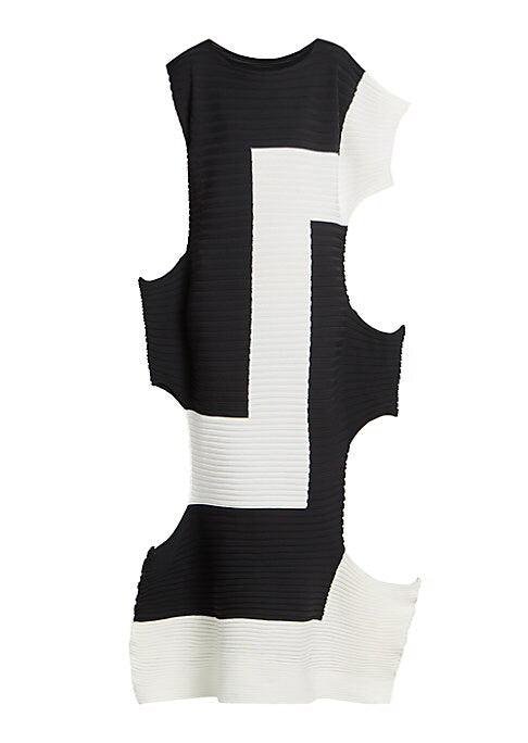 Sculptural Cut-Out Maxi Dress