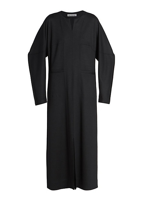 Chic Wool Maxi Dress