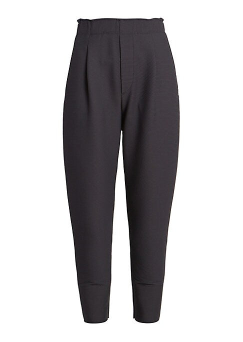 Chic Tapered Knit Trousers