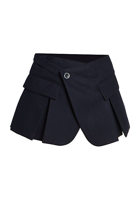Chic Wool Skirt Shorts