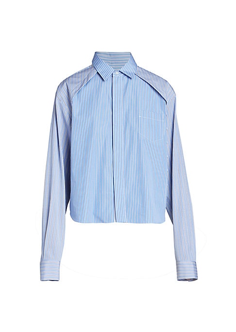 Pinstripe Cotton Dress Shirt