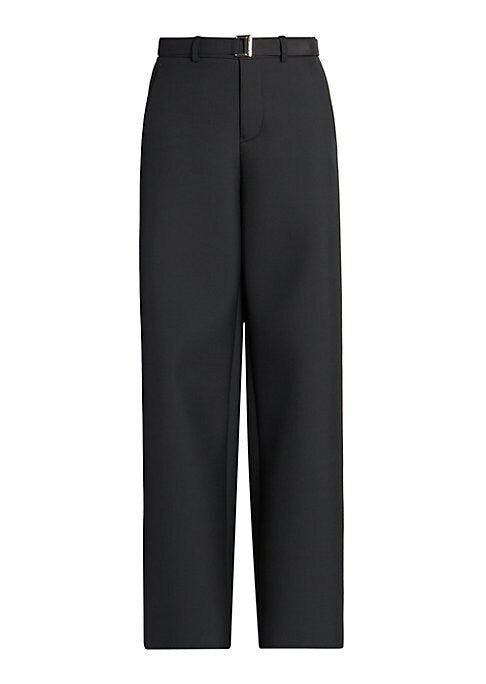Chic Wool Blend Trousers