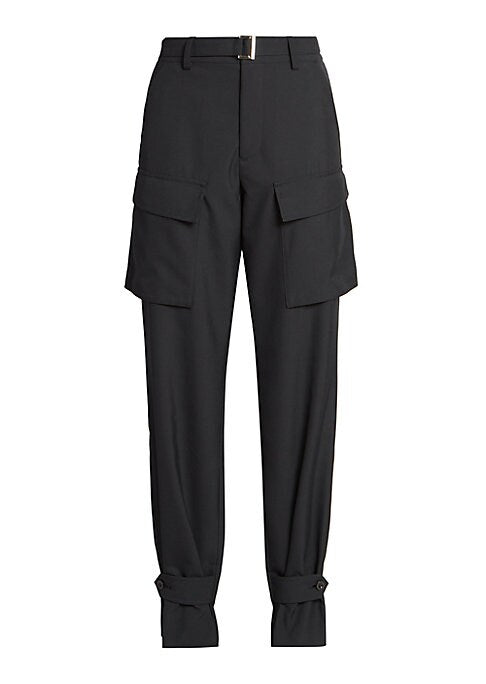 Chic Cargo Wool Pants