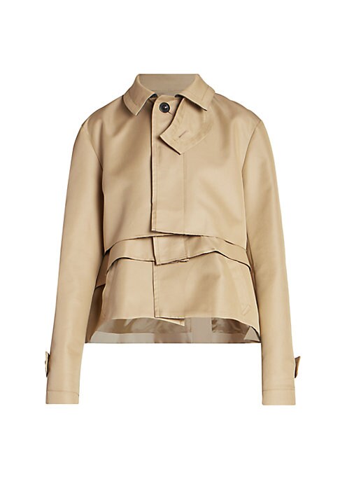 Trench-Inspired Layered Jacket
