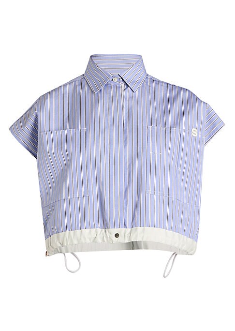 Crisp Cropped Poplin Shirt